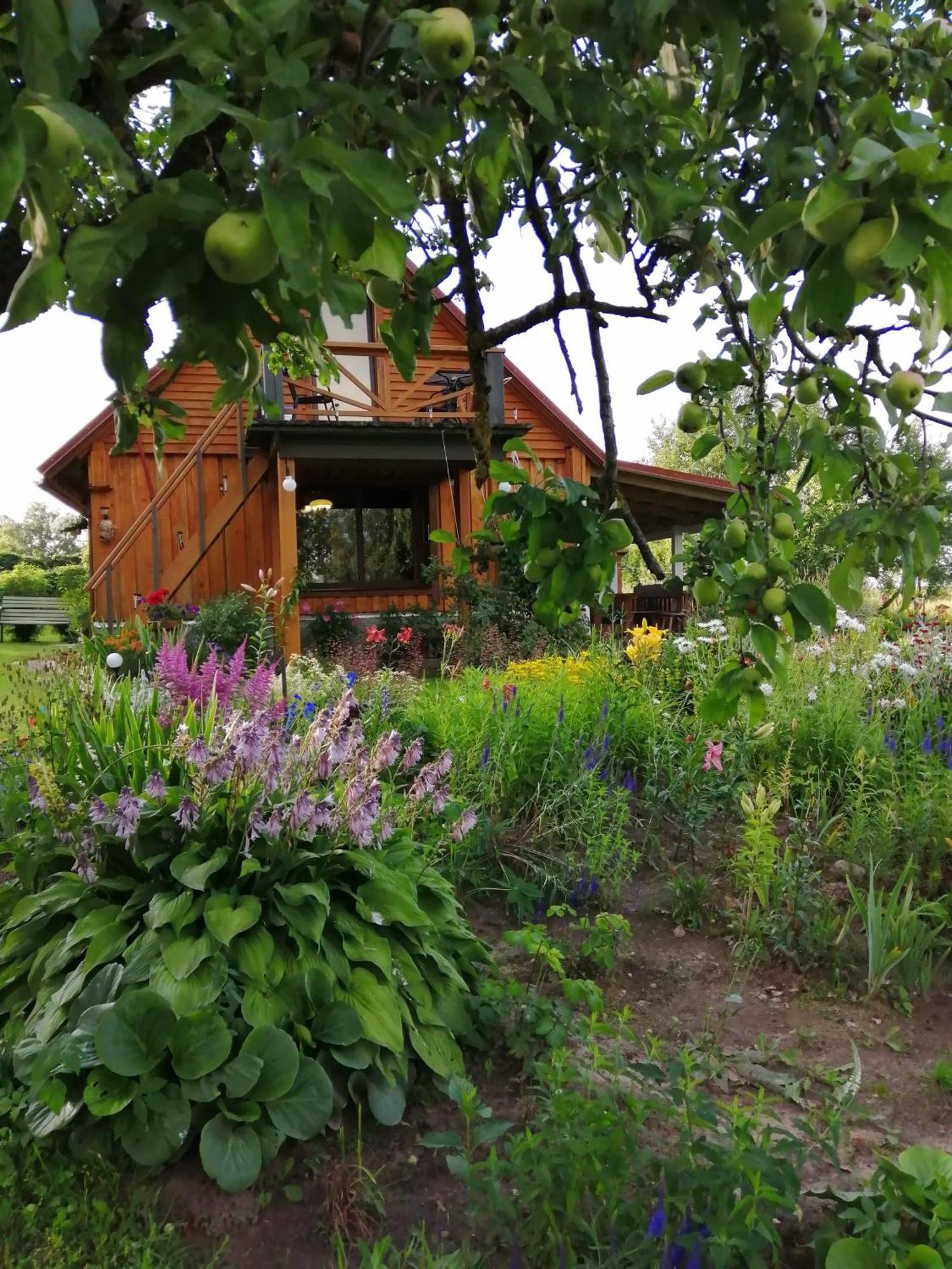 Zalioji Villa Paduyelis Kamer foto